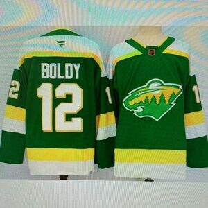 Matt Boldy Green Stitched Jersey🤍